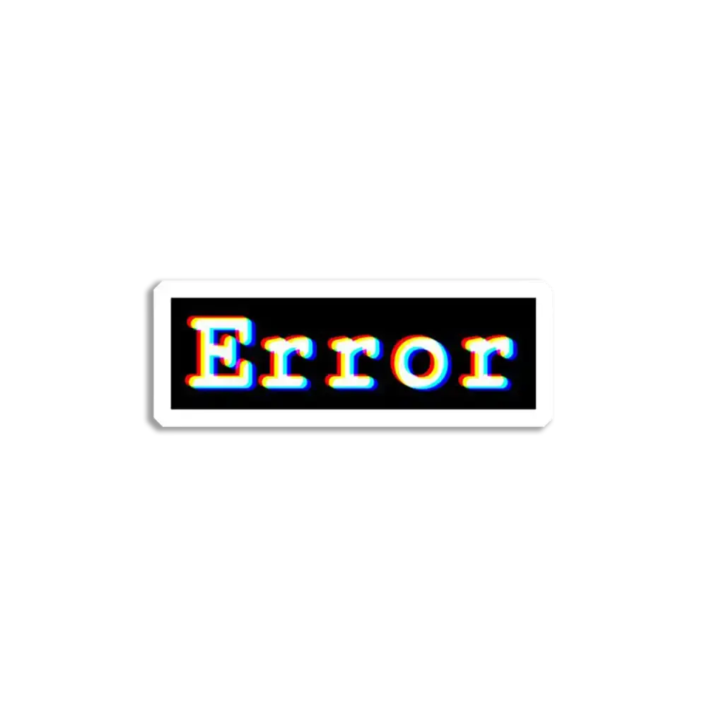 Error Sticker