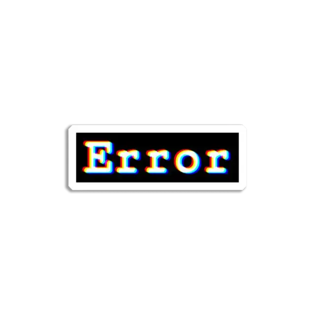 Error Sticker