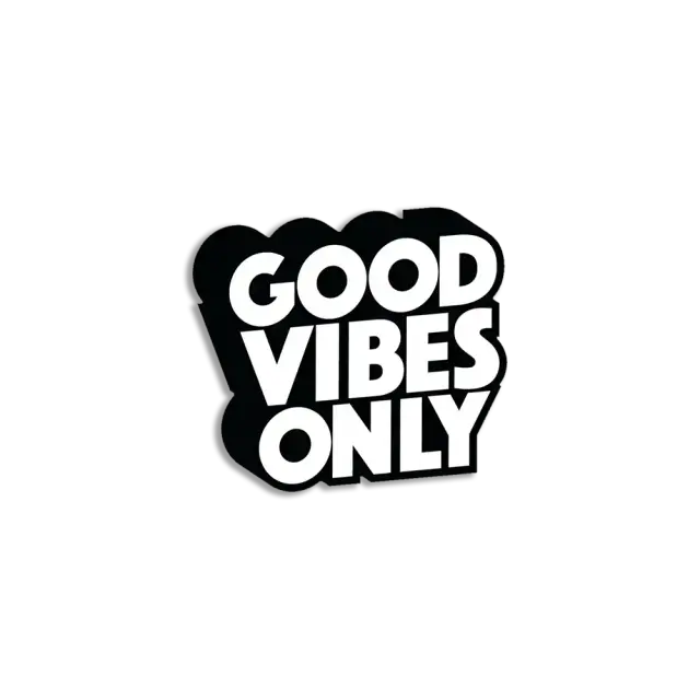 Good Vibes Only Sticker