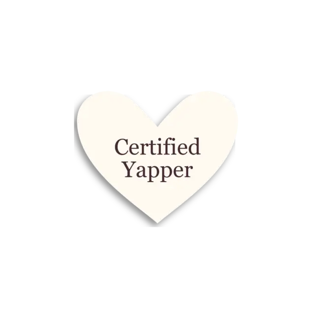 Certified Yapper Sticker