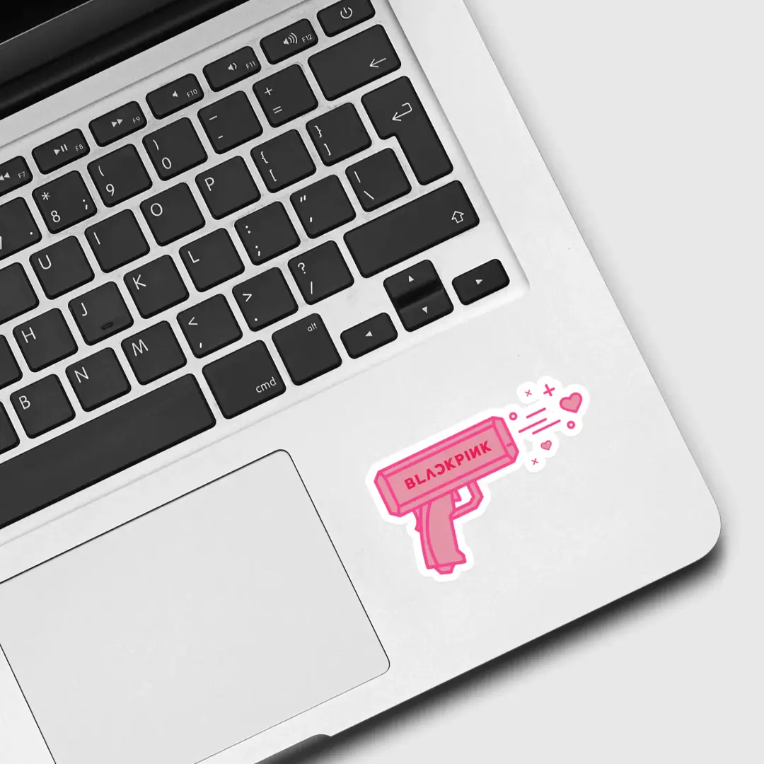 BlackPink Pink Gun Sticker