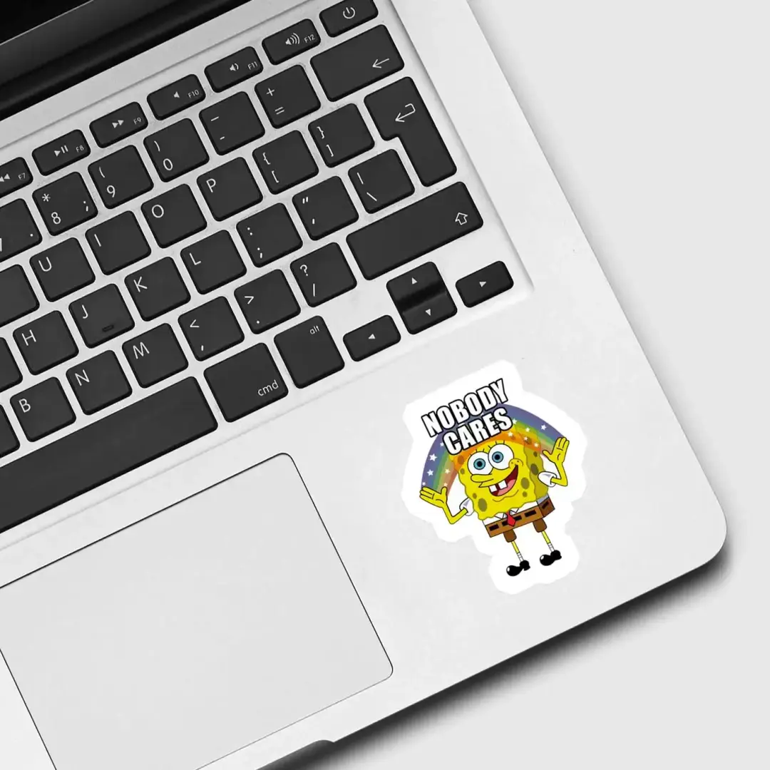ملصق Spongebob لا أحد يهتم