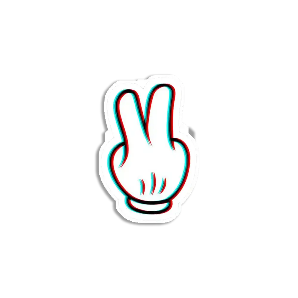 Trippy Peace Sticker