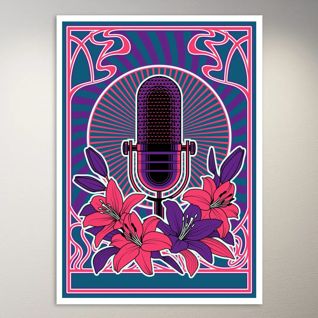 Trippy Art Poster | Psychdelic Reality