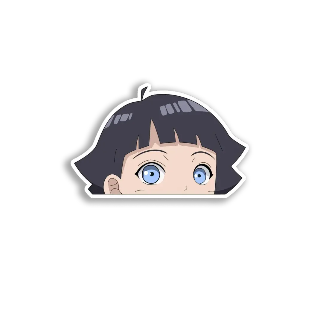 Hinata Peeking Face Sticker