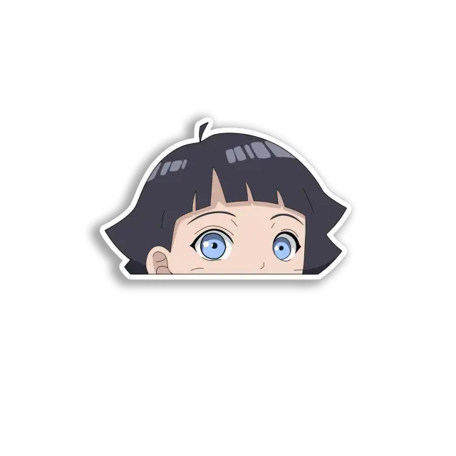 Hinata Peeking Face Sticker