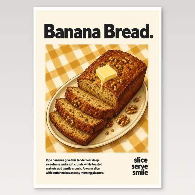Banana Bread Poster