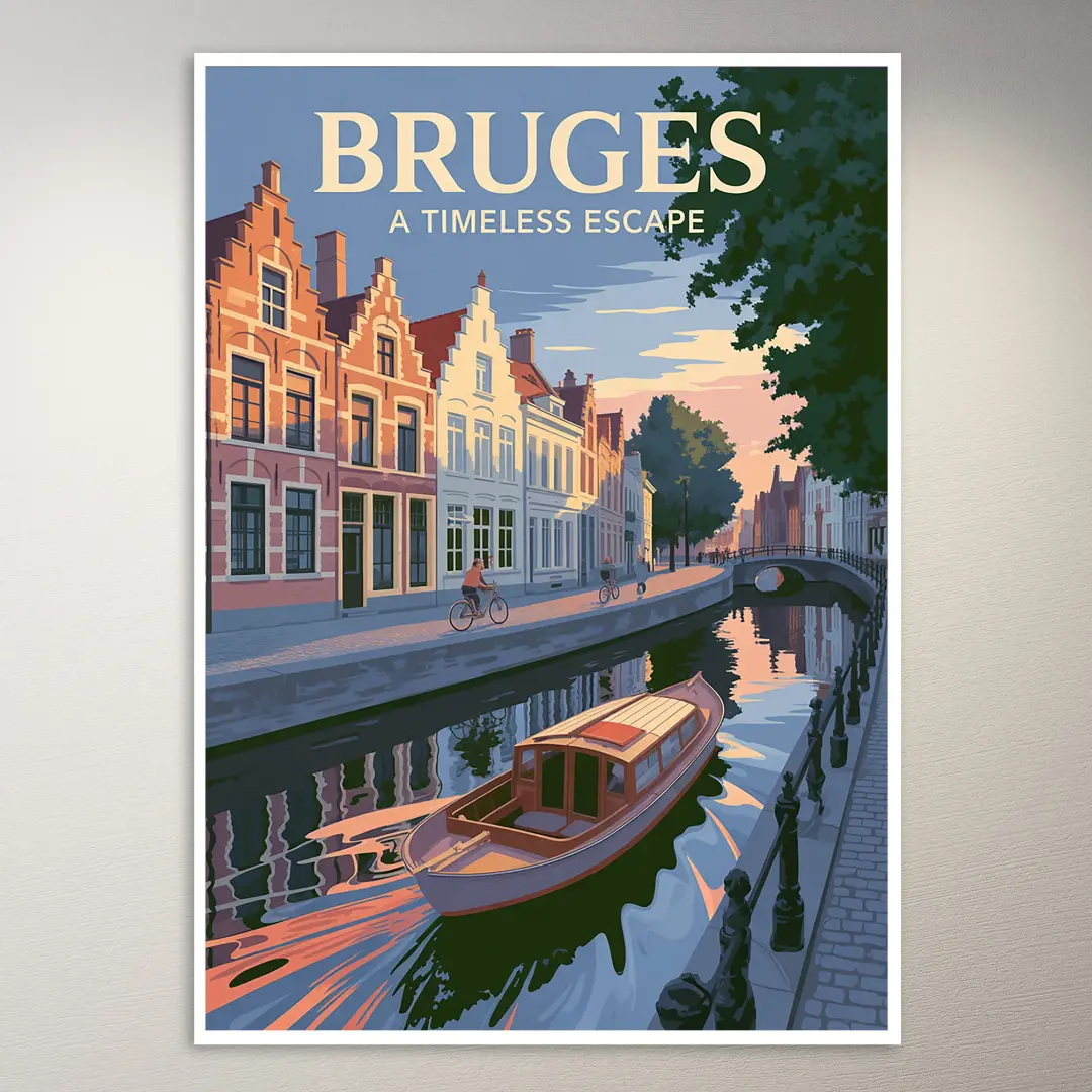 Brügge Reiseposter