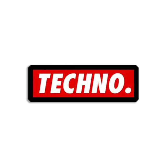 Techno Sticker