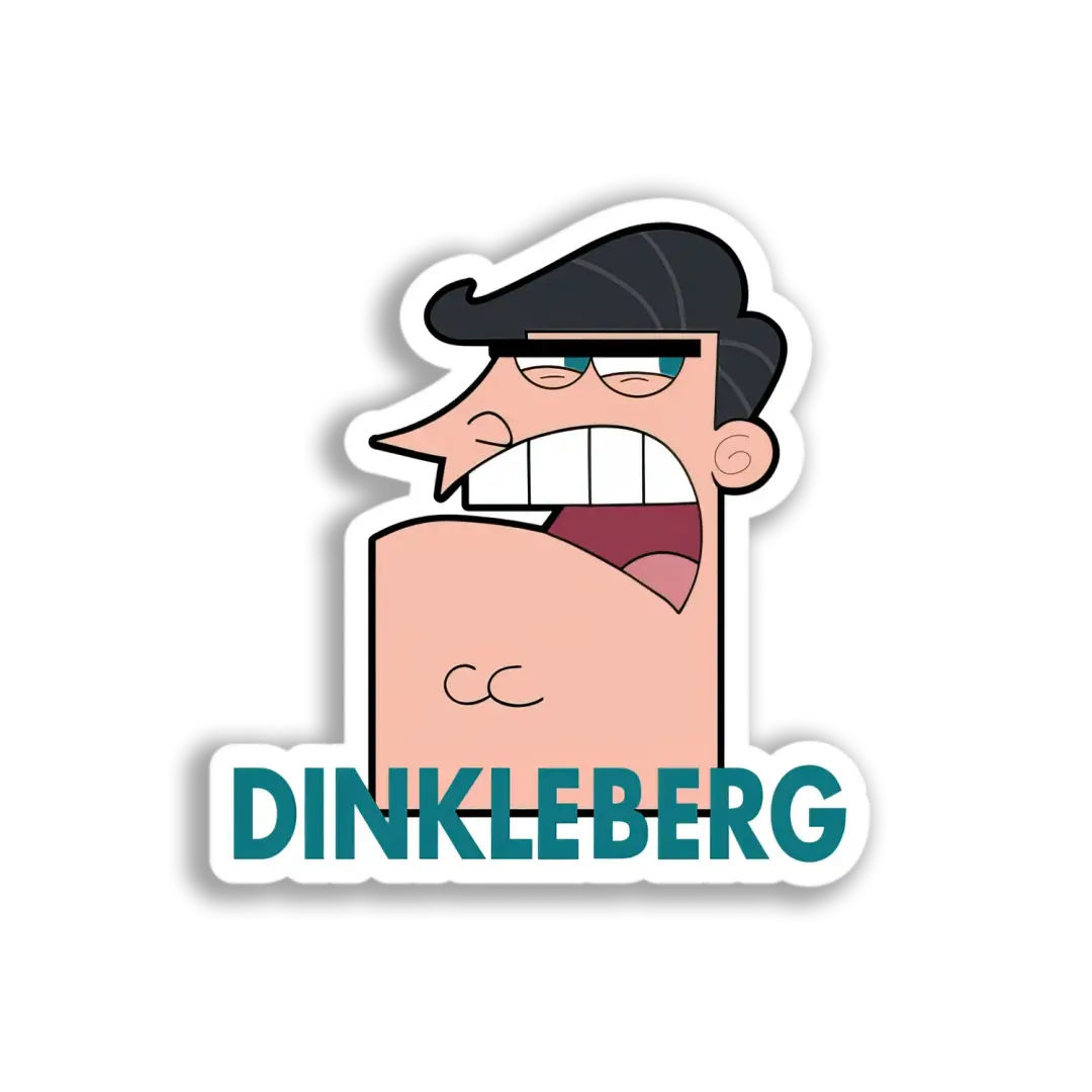 Wütendes Dinkleberg-Gesicht Sticker