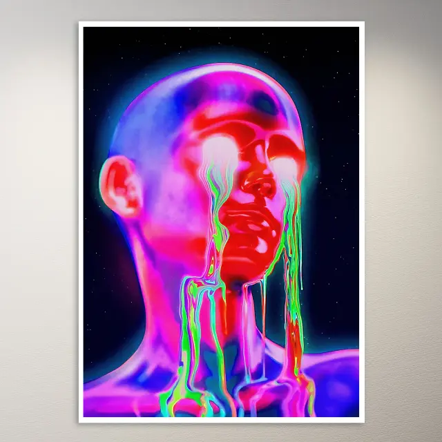 Trippy Kunst-Poster