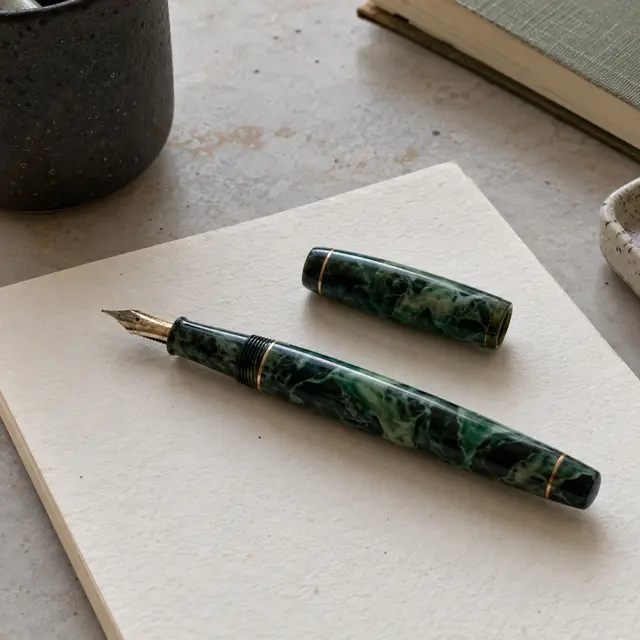 Green Marble Fountain Pen