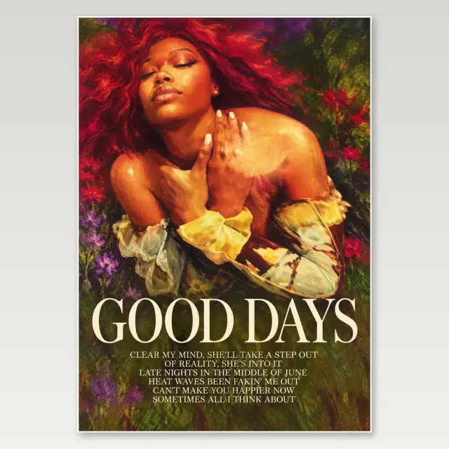 Colorful Sound A4 Poster