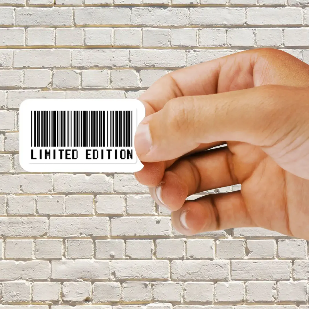Barcode Limitierte Edition Sticker