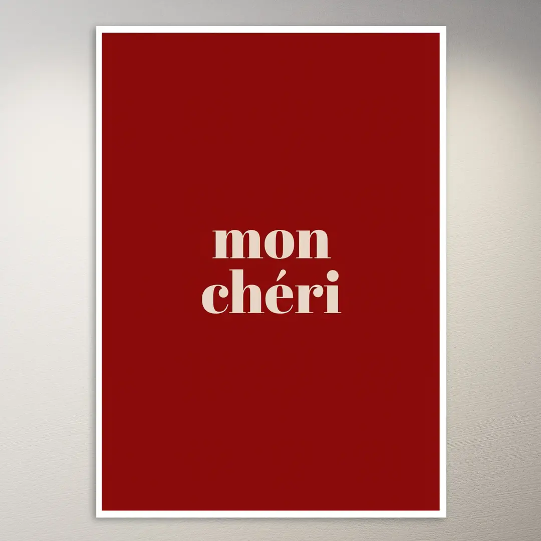 Mon Cheri, My Darling Poster