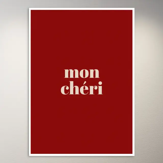 Mon Cheri, My Darling Poster