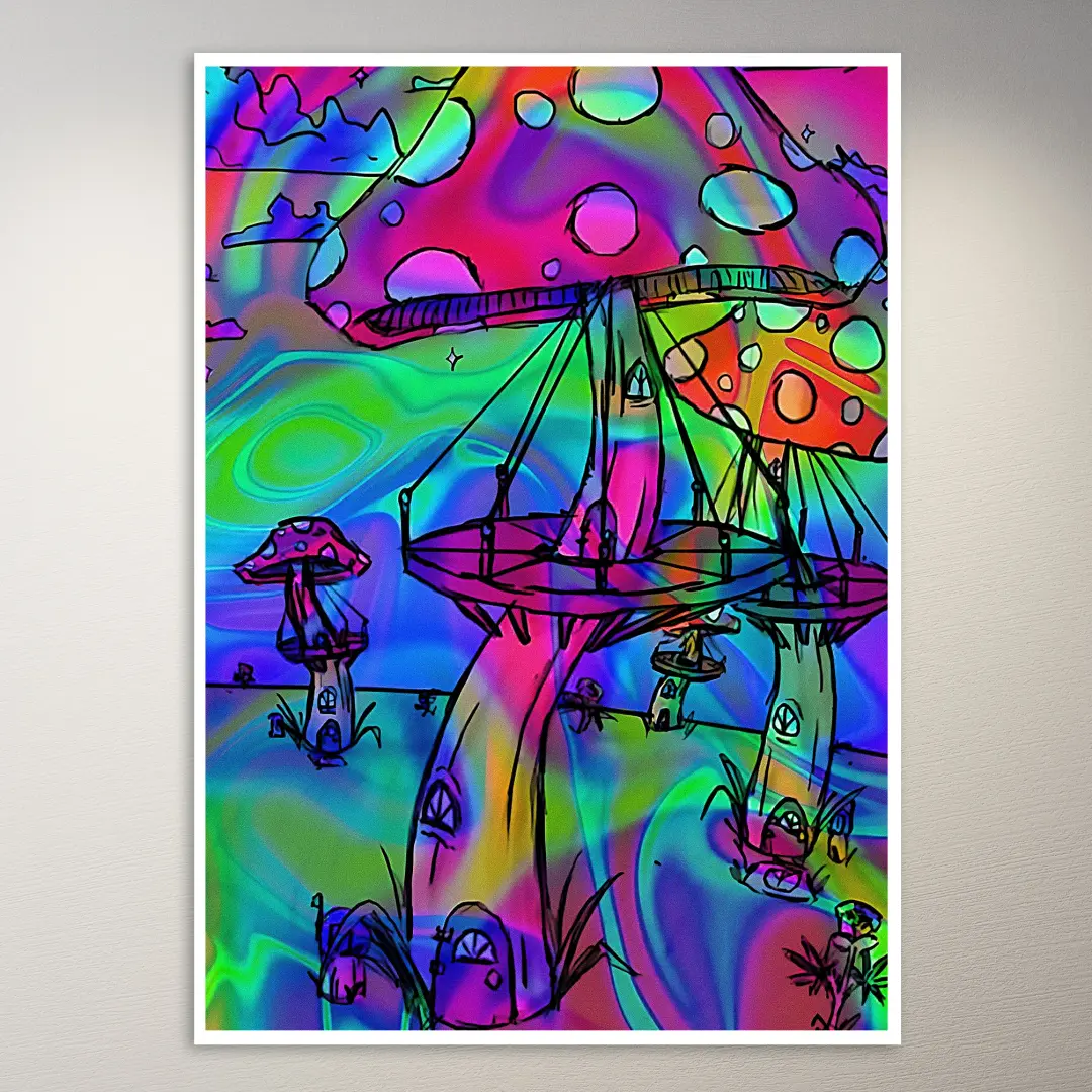 Trippy Kunst-Poster