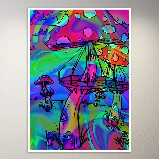 Trippy Kunst-Poster