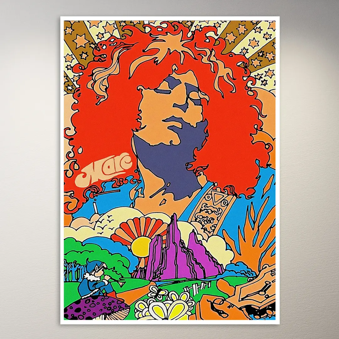 Psychedelisches Trippy-Ästhetik-Wandposter