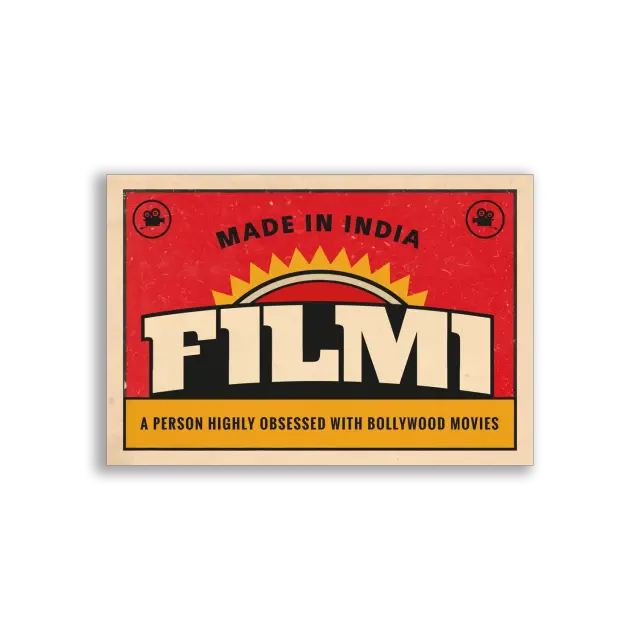 Made in India Filmi Bollywood-Filme Sticker