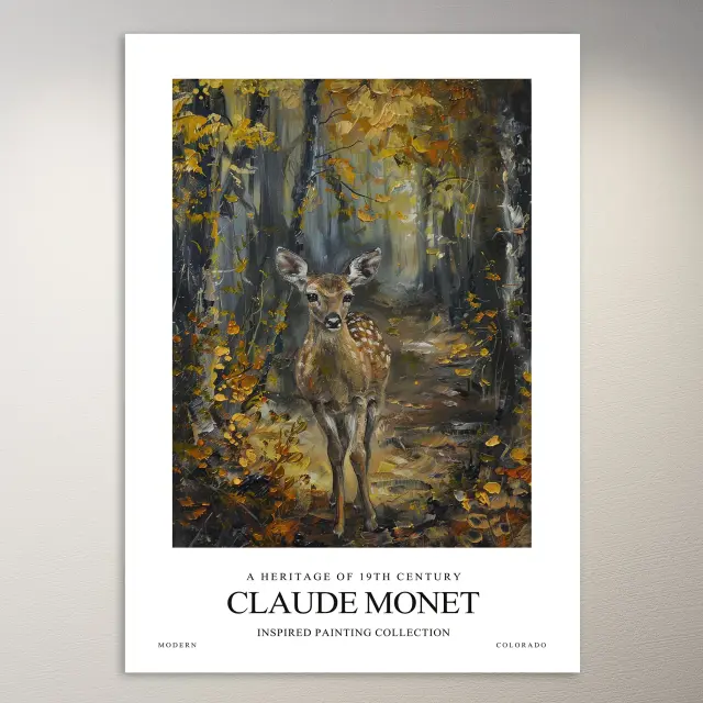 Von Claude Monet inspiriertes Gemälde | Kunst-Poster