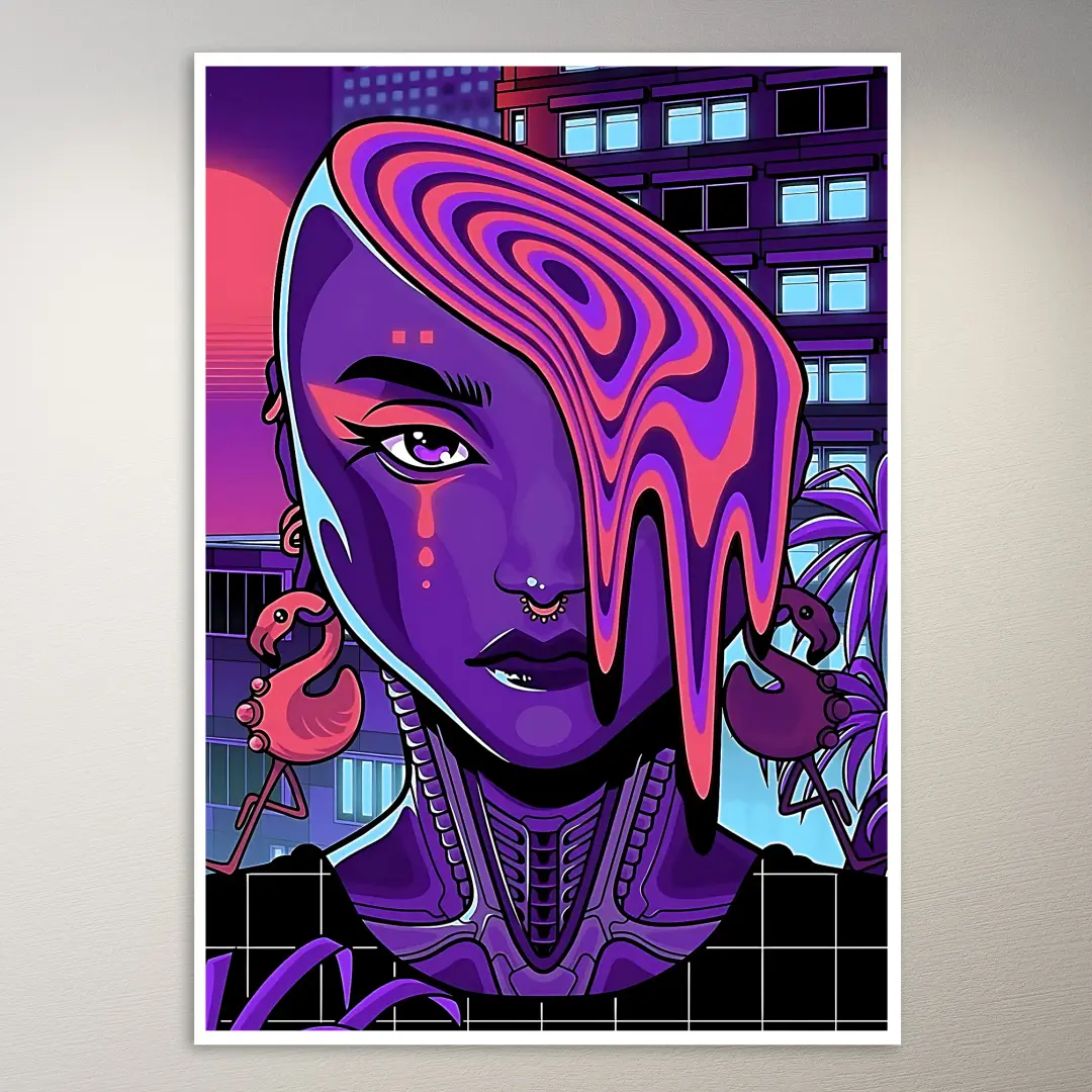 Trippy Kunst-Poster