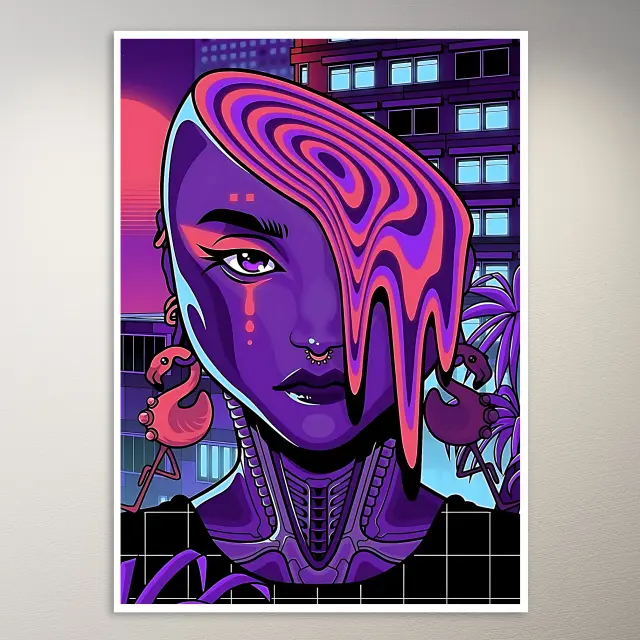 Trippy Kunst-Poster