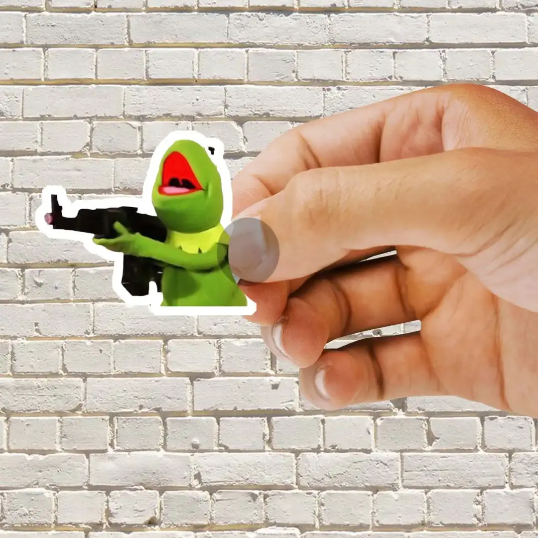 Pegatina Grito de Kermit