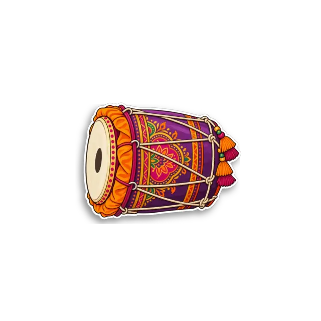 Dhol Sticker