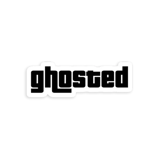 Ghosted Sticker