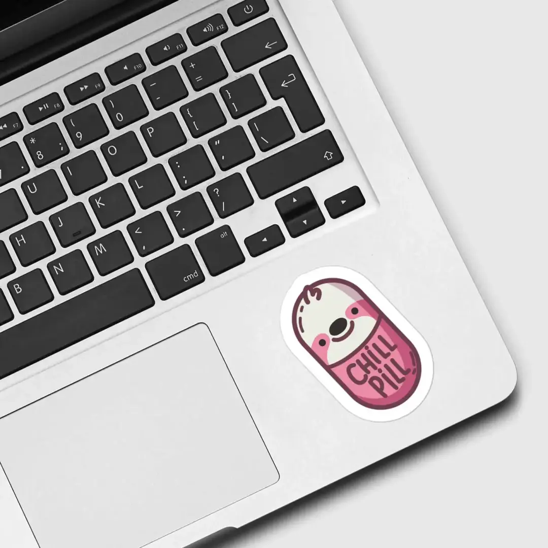 Cute Chill Pill Sloth Sticker