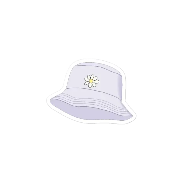 Lavendel-Fischerhut-Sticker