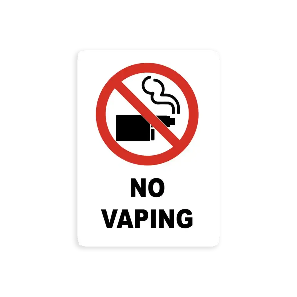Dampfen verboten Sticker