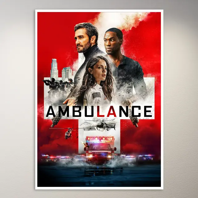 ملصق فني لفيلم Ambulance