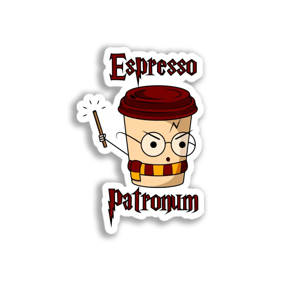 Espresso Patronum Cup Sticker