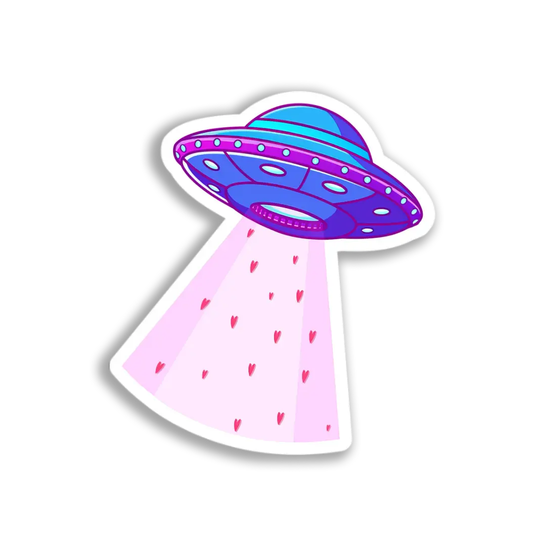 Love Beam UFO Sticker