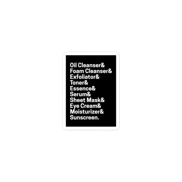 Step Korean Skincare  Sticker
