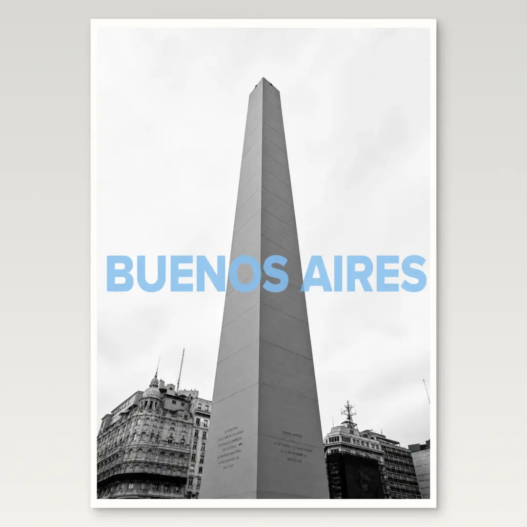 ملصق فني Buenos Aires