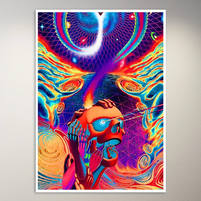 Trippy Kunst-Poster