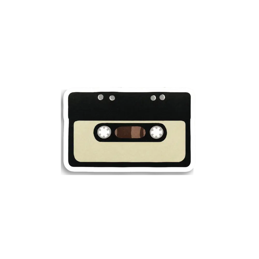 Retro-Kassetten-Sticker