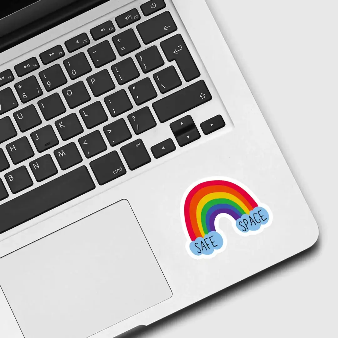 Safe-Space-Sticker Sticker