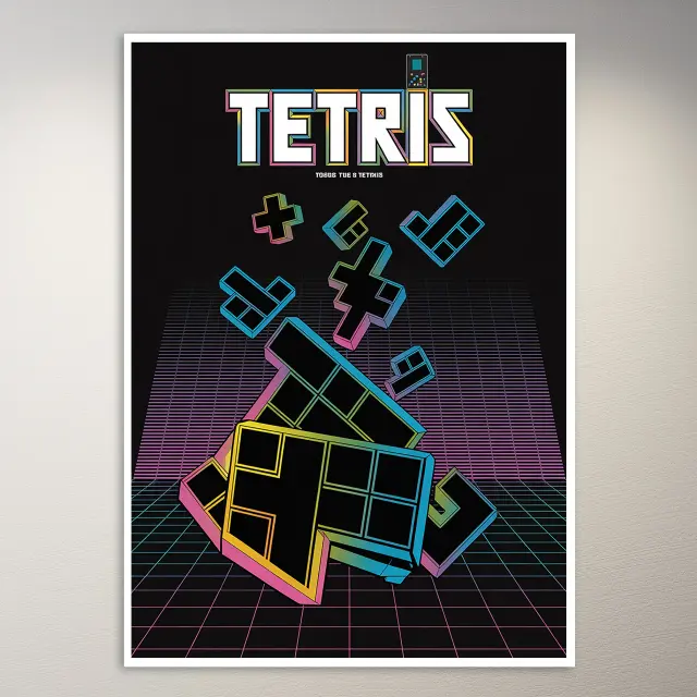 ملصق فني Tetris