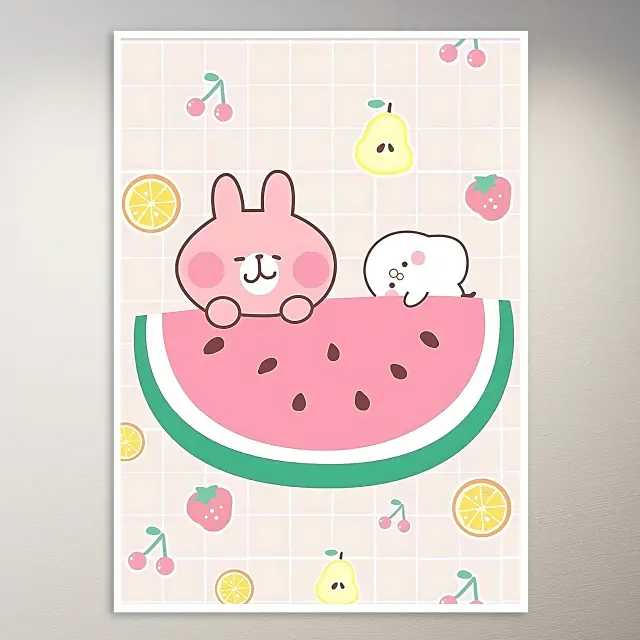 Kawaii-Ästhetik-Wandposter