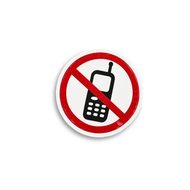 Handy verboten Sticker