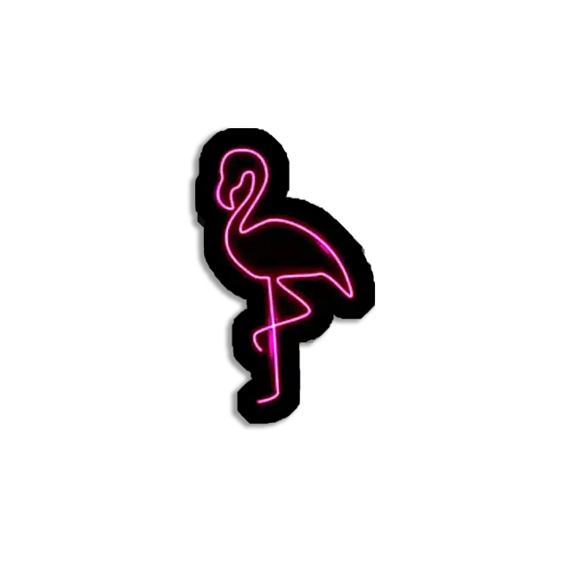 Neon-Flamingo Sticker