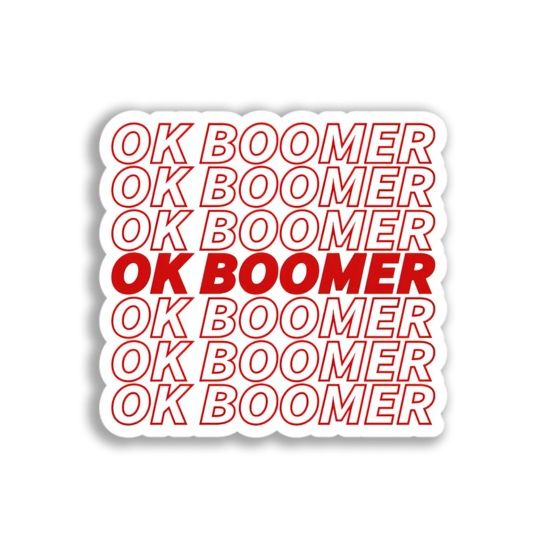 OK Boomer Stack Sticker