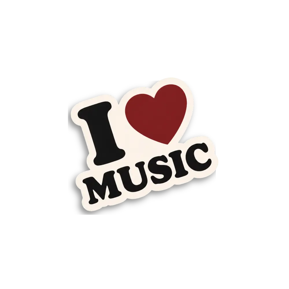 Ich liebe Musik Sticker