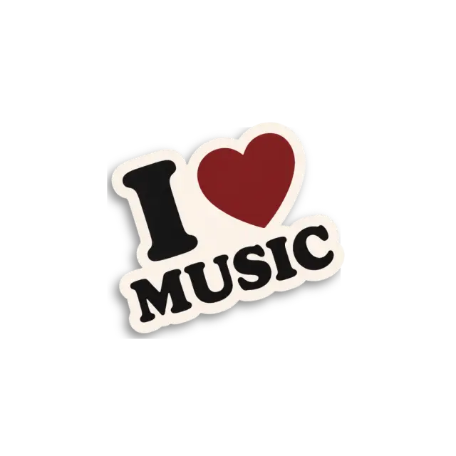 Ich liebe Musik Sticker