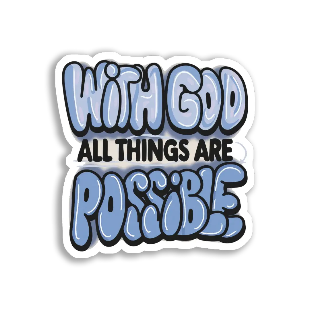 Bei Gott ist alles möglich Sticker