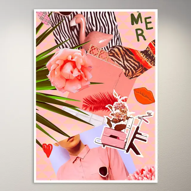 Zufalls-Ästhetik-Wandposter